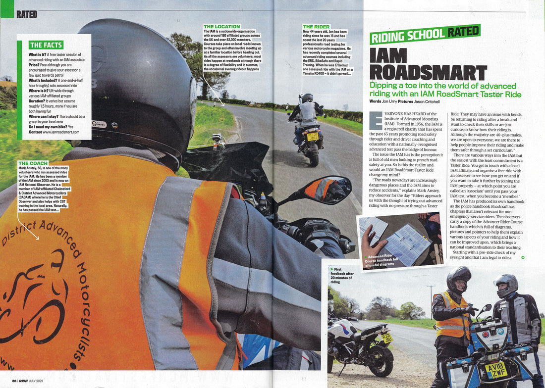 IAM RoadSmart and Ride Magazine