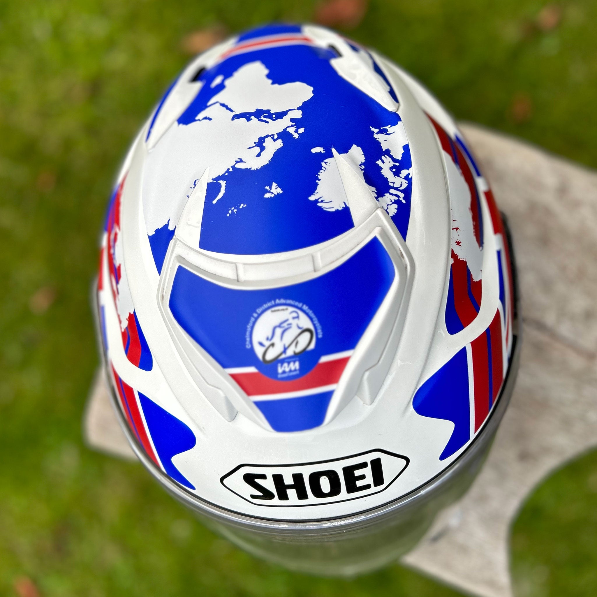 Shoei store helmet graphics