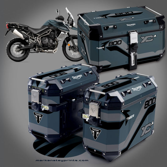 Triumph Givi Luggage Tiger 800 XCA Marine Decals