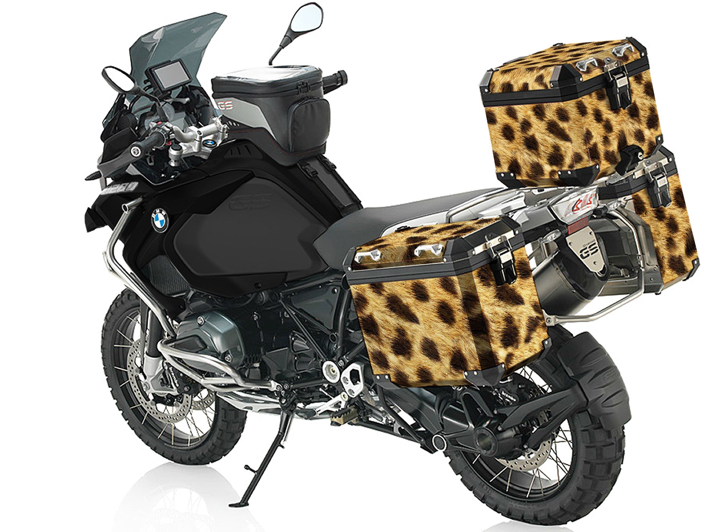 Vinyl wrap motorcycle online panniers