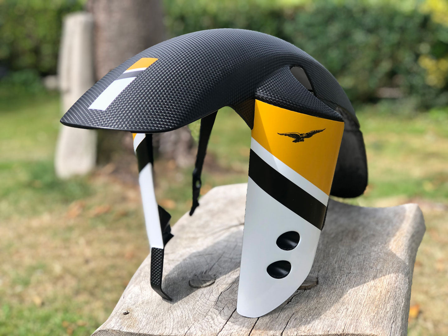 These decals are designed to compliment the Aprilia Caponord Rally front mudguard, often bought as an aftermarket accessory to protect the engine area of the V85TT.