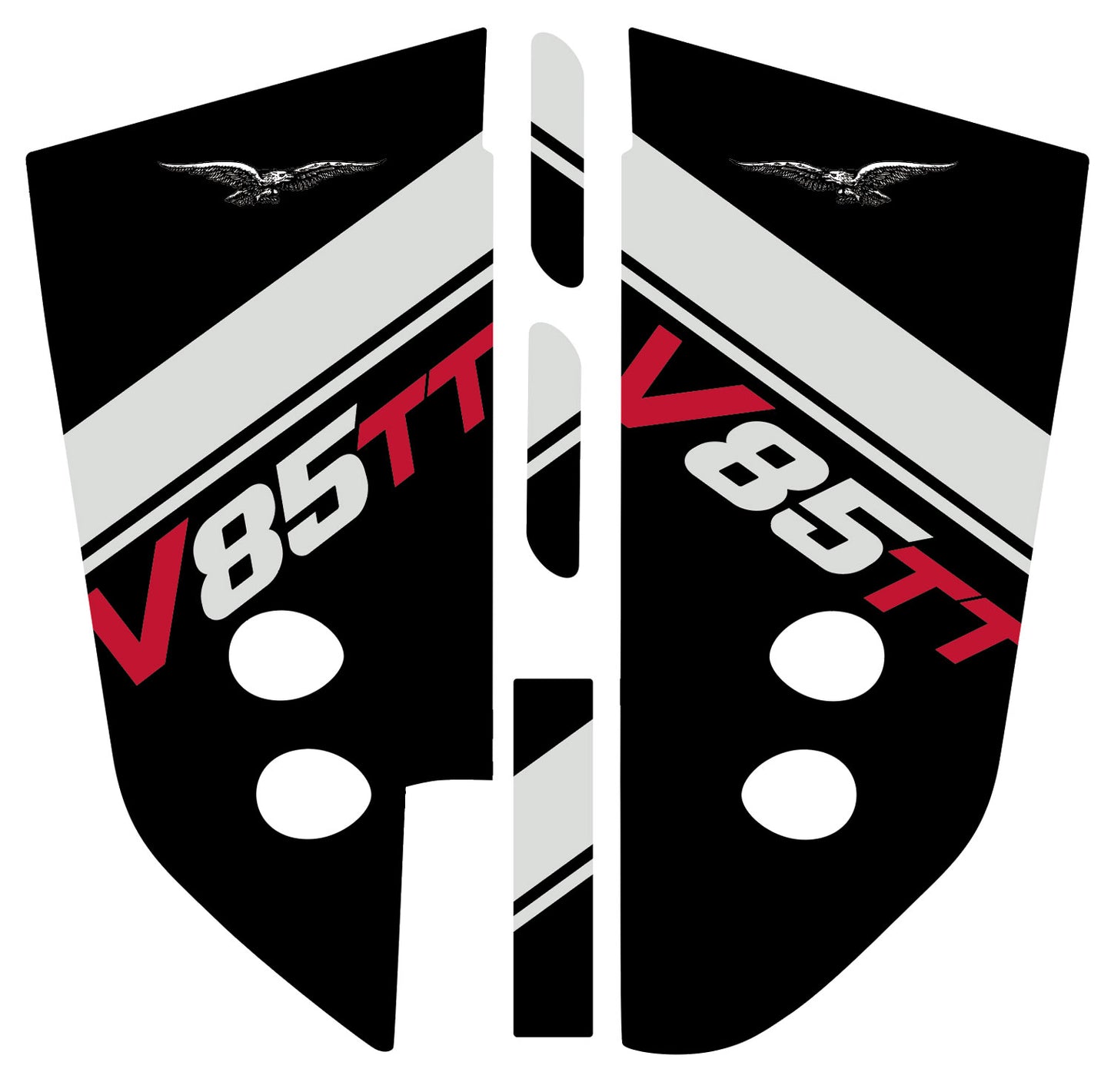 Moto Guzzi V85TT Aftermarket Fender Decals